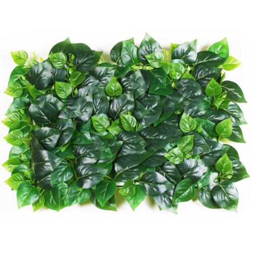 Artificial pothos wall panel