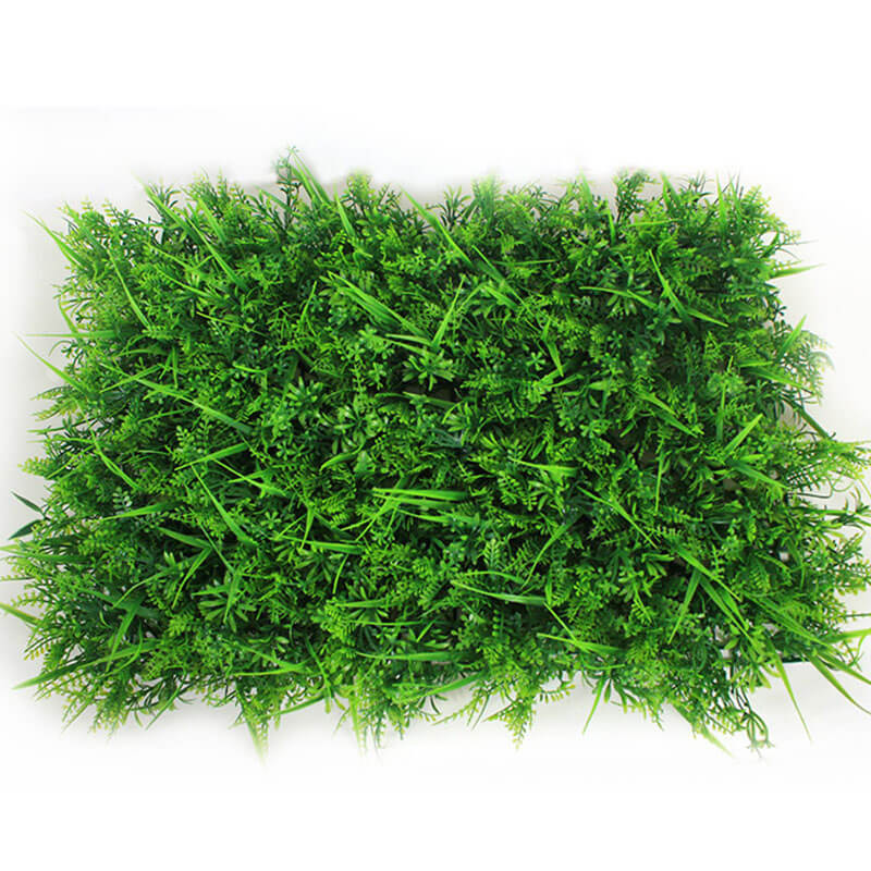 Mixed fake grass wall panel - Artificial grass wall manufacturer & supplier