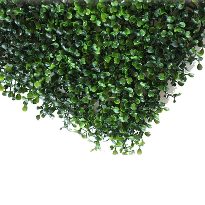 Artificial boxwood hedge green wall panels